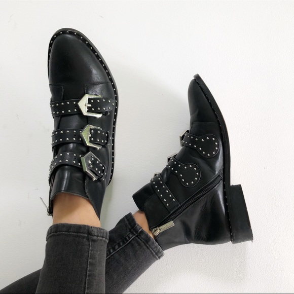 gianni bini studded booties